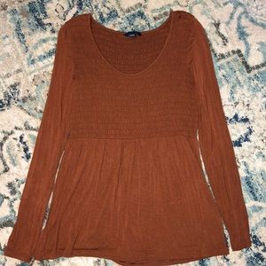 Burnt Orange American Eagle Top